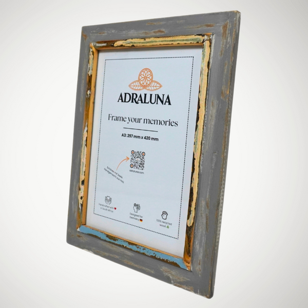 A3 Bilderrahmen, Vintage Design, 30x42 cm