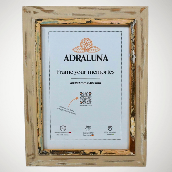 A3 Bilderrahmen, Vintage Design, 30x42 cm