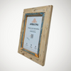 Bilderrahmen A4 (21x30 cm) – Vintage Design, Handgefertigt, Vollholz
