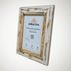 Bilderrahmen A4 (21x30 cm) – Vintage Design, Handgefertigt, Vollholz