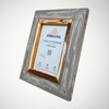 Bilderrahmen A5 (15x20 cm) –Vintage Design, Handgefertigt, Vollholz