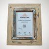 Bilderrahmen A5 (15x20 cm) –Vintage Design, Handgefertigt, Vollholz