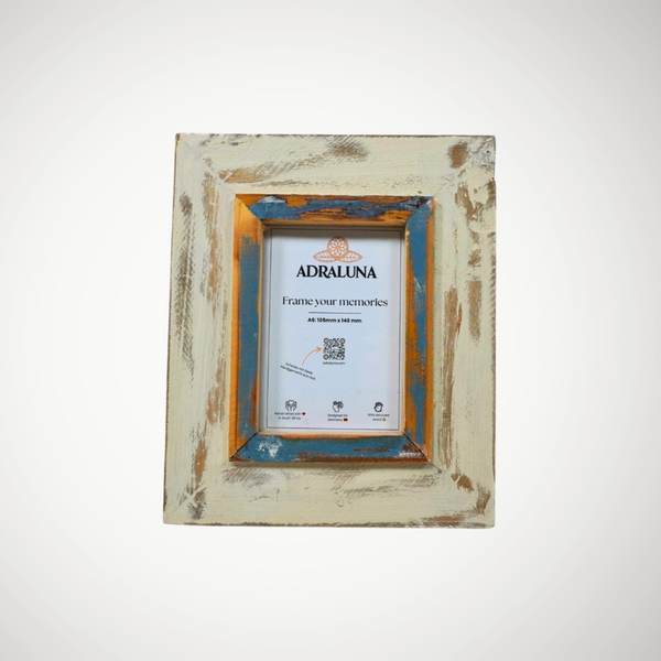 A6 Bilderrahmen, Vintage Design, 10x15 cm