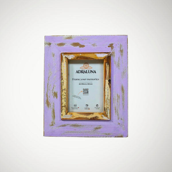 A6 Bilderrahmen, Vintage Design, 10x15 cm