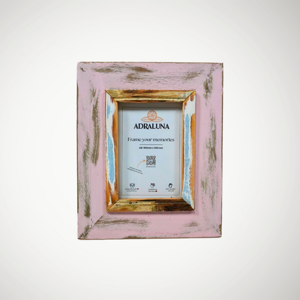 A6 Bilderrahmen, Vintage Design, 10x15 cm