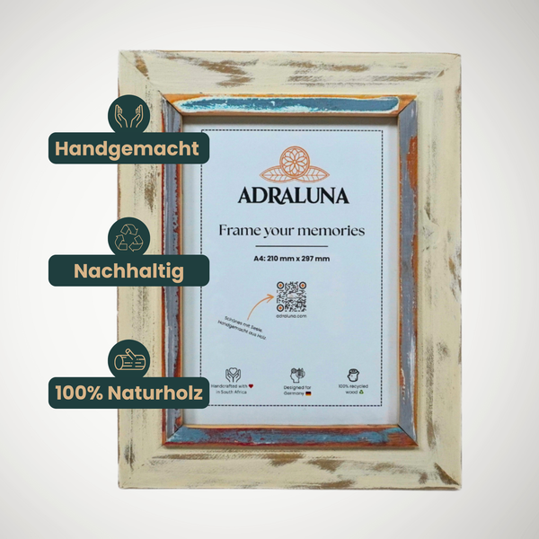 A4 Bilderrahmen, Vintage Design, 21x30 cm