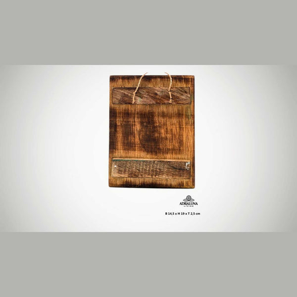 Holzschild "don't forget to smile today", 14,5x19x2,5 cm