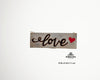 Holzschild "Love", 30x10x1 cm