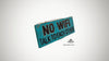 Holzschild "no wifi talk to each other", 30x10x1 cm