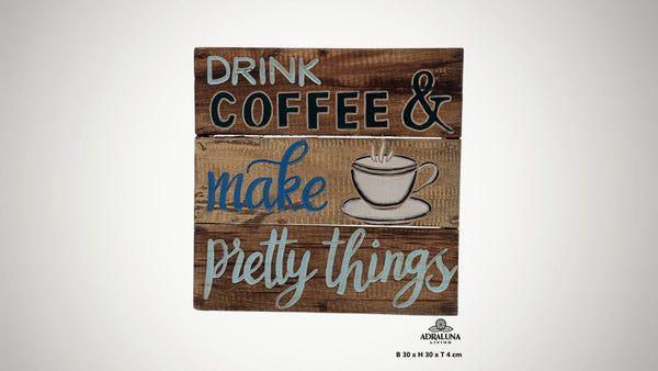 Handgefertigtes Holzschild im Shabby Chic & Vintage-Look – aus 100% nachhaltigem Vollholz, individuell bemalt & einzigartig. Perfekt als Deko oder Geschenk! Jetzt entdecken & Zuhause verschönern!