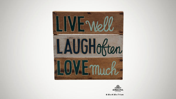 Handgefertigtes Holzschild im Shabby Chic & Vintage-Look – aus 100% nachhaltigem Vollholz, individuell bemalt & einzigartig. Perfekt als Deko oder Geschenk! Jetzt entdecken & Zuhause verschönern!