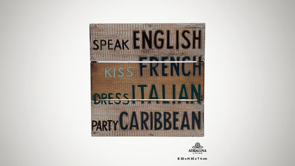 Handgefertigtes Holzschild im Shabby Chic & Vintage-Look – aus 100% nachhaltigem Vollholz, individuell bemalt & einzigartig. Perfekt als Deko oder Geschenk! Jetzt entdecken & Zuhause verschönern!