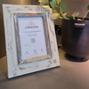 Bilderrahmen A5 (15x20 cm) –Vintage Design, Handgefertigt, Vollholz