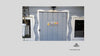 Holzschild mit Spruch "welcome", handgefertigt und einzigartig, 30x10x1 cm