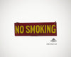 Holzschild mit Spruch "no smoking", handgefertigt und einzigartig, 30x10x1 cm