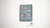 Holzschild you never walk alone 14.5x19.2x5 cm
