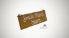 Holzschild mit Spruch "smile theres beer", handgefertigt und einzigartig, 30x10x1 cm