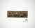 Holzschild mit Spruch "sad coffee happy", handgefertigt und einzigartig, 30x10x1 cm