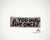 Holzschild mit Spruch "you only live once", handgefertigt und einzigartig, 30x10x1 cm