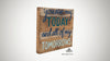Einzigartige Holzschild mit Spruch "you are my today and all of my tomorrows" aus Vollholz und handgeschnitzt sowie bemalt30x30x4 cm